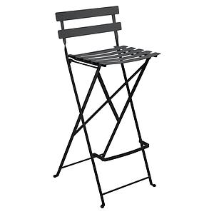 Tabouret haut BISTRO Fermob Carbone