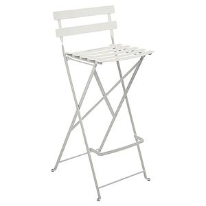 Tabouret haut BISTRO Fermob gris argile