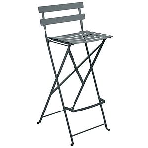Tabouret haut BISTRO Fermob Gris Orage