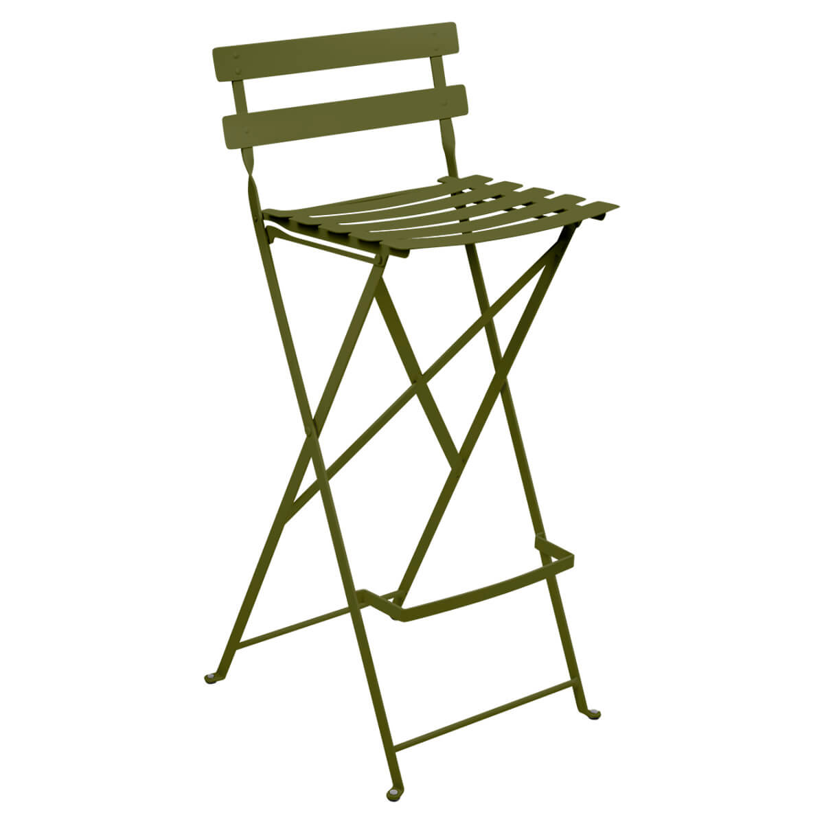 Tabouret haut BISTRO Fermob vert pesto