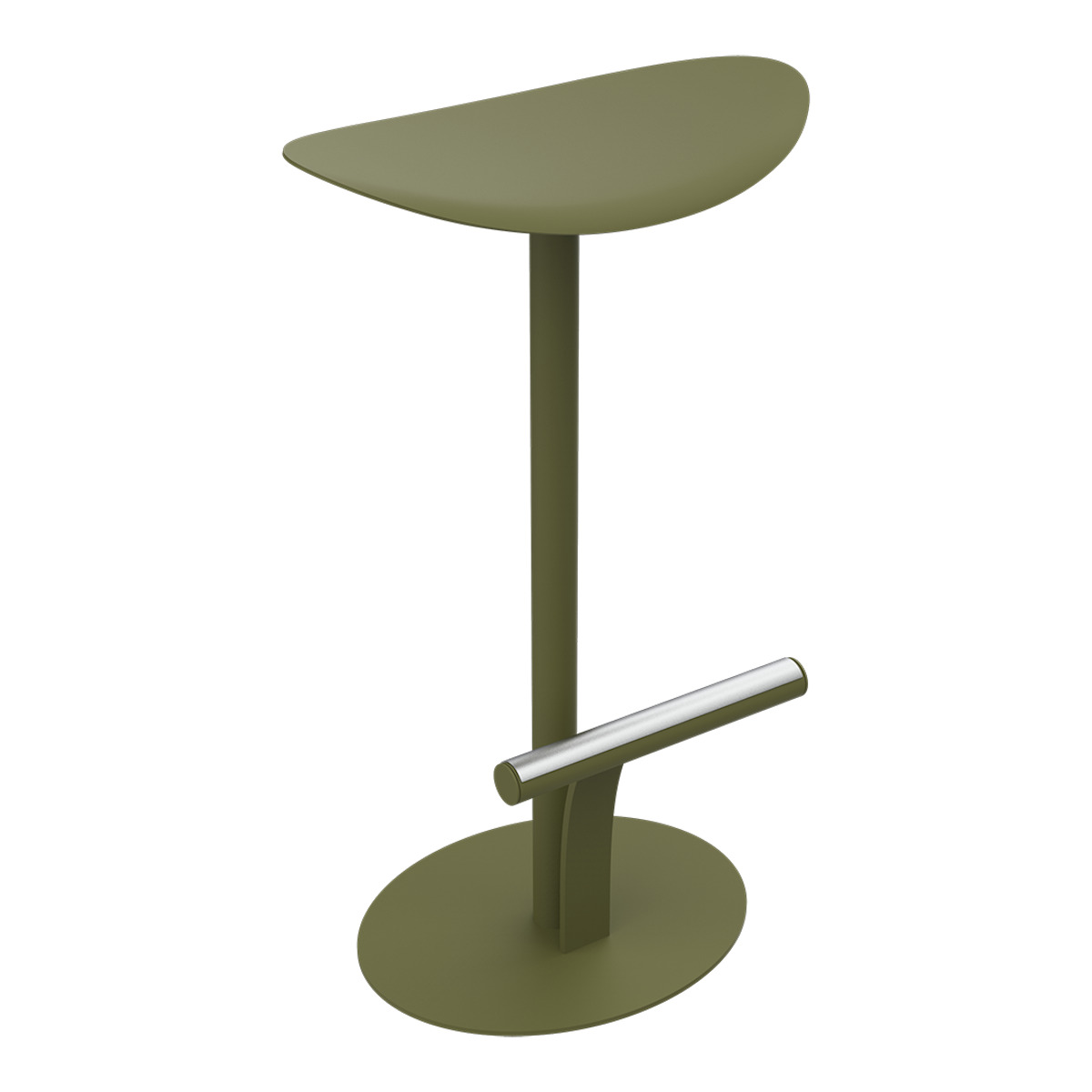 Tabouret haut BOLDER Fermob vert pesto