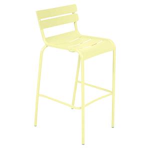 Tabouret haut Luxembourg Fermob citron givré
