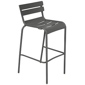 Tabouret haut Luxembourg Fermob Noir Réglisse