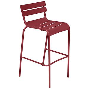 Tabouret haut Luxembourg Fermob Piment