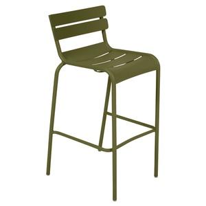 Tabouret haut LUXEMBOURG vert pesto