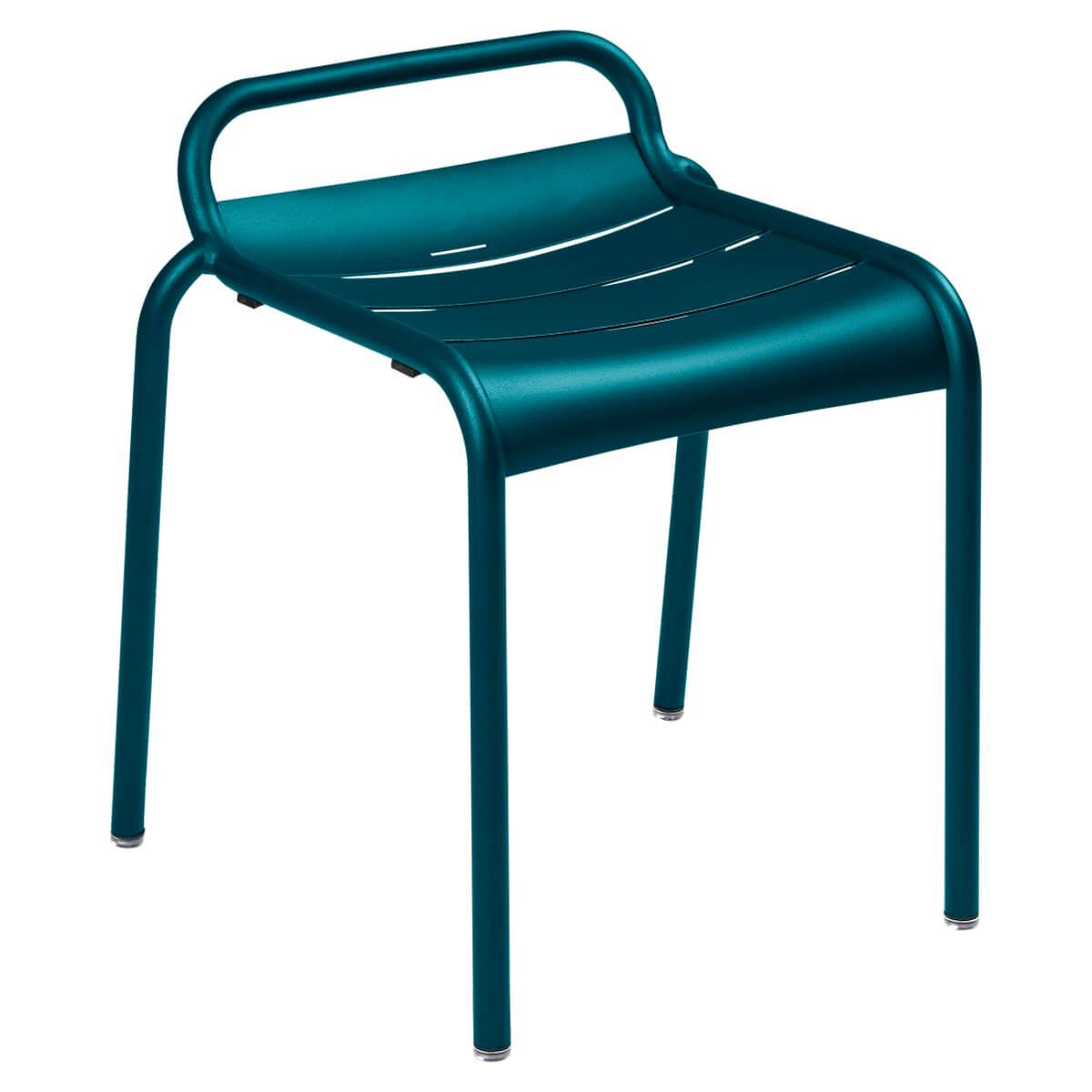 Tabouret LUXEMBOURG Fermob bleu acapulco