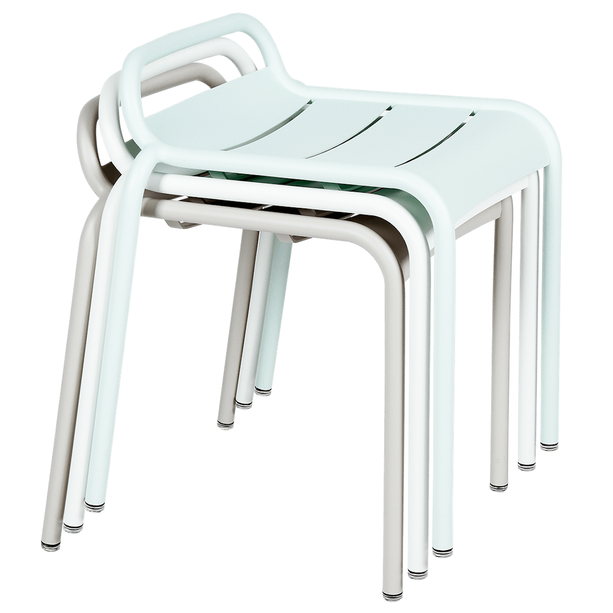 Tabouret LUXEMBOURG Fermob gris argile
