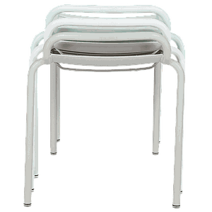 Tabouret LUXEMBOURG Fermob gris argile
