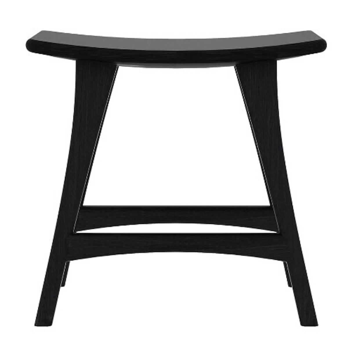 Tabouret OSSO Ethnicraft chêne noir