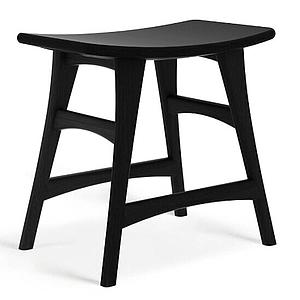 Tabouret OSSO Ethnicraft chêne noir