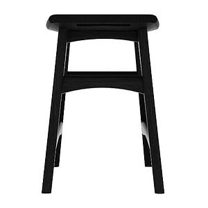 Tabouret OSSO Ethnicraft chêne noir