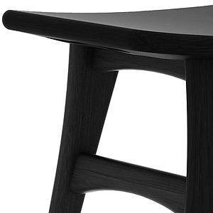 Tabouret OSSO Ethnicraft chêne noir