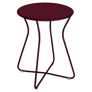 Tabouret-table d’appoint H45 COCOTTE Fermob cerise noire