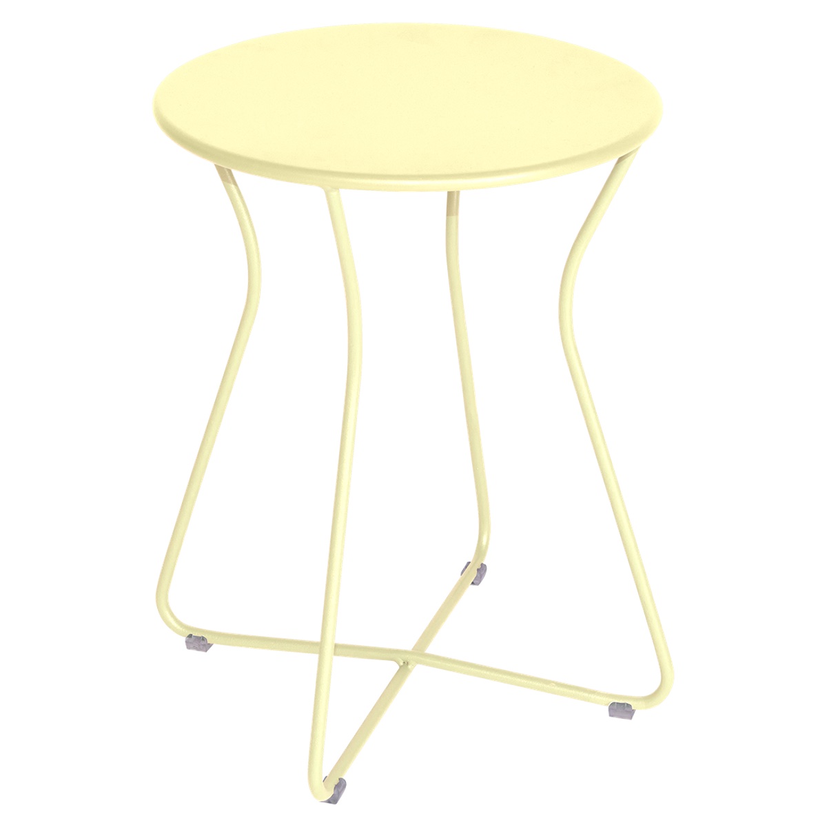 Tabouret-table d’appoint H45 COCOTTE Fermob citron givré