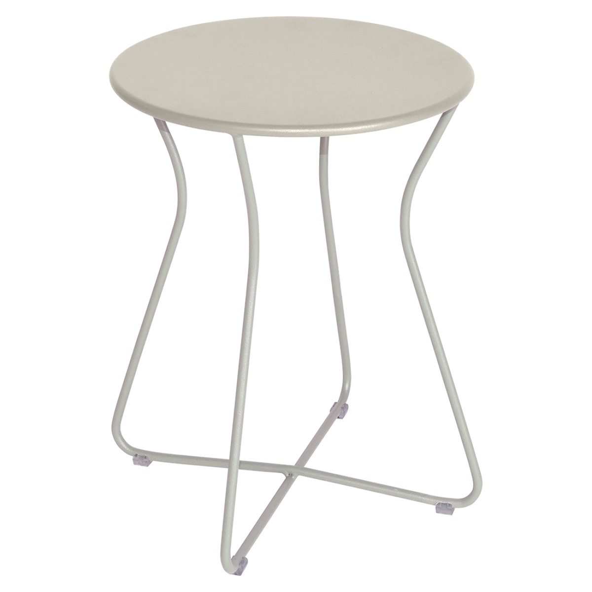 Tabouret-table d’appoint H45 COCOTTE Fermob gris argile