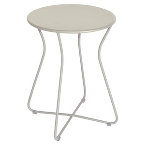 Tabouret-table d’appoint H45 COCOTTE Fermob gris argile