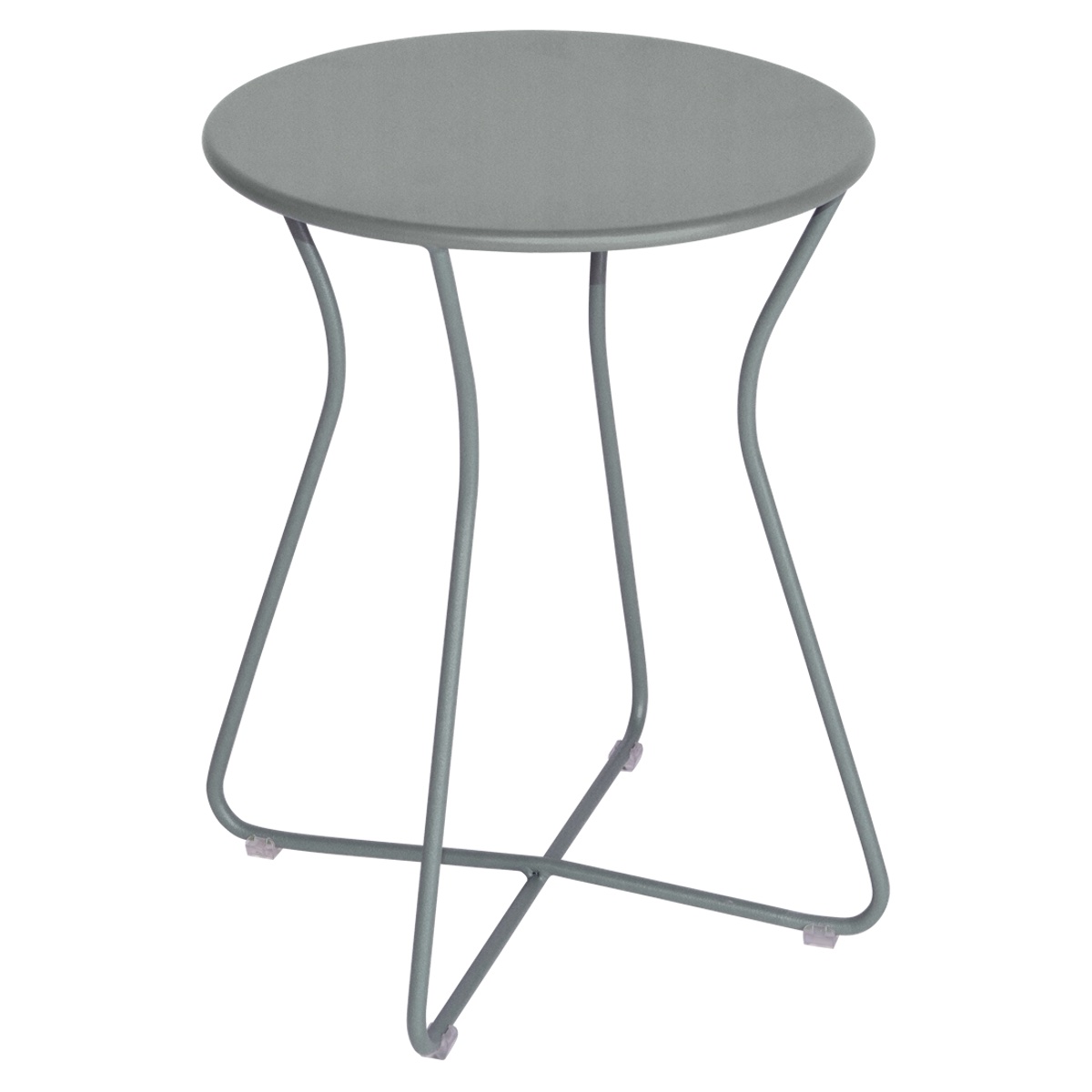 Tabouret-table d’appoint H45 COCOTTE Fermob gris lapilli