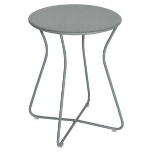 Tabouret-table d’appoint H45 COCOTTE Fermob gris lapilli