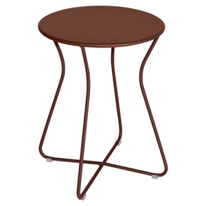 Tabouret-table d’appoint H45 COCOTTE Fermob rouge ocre