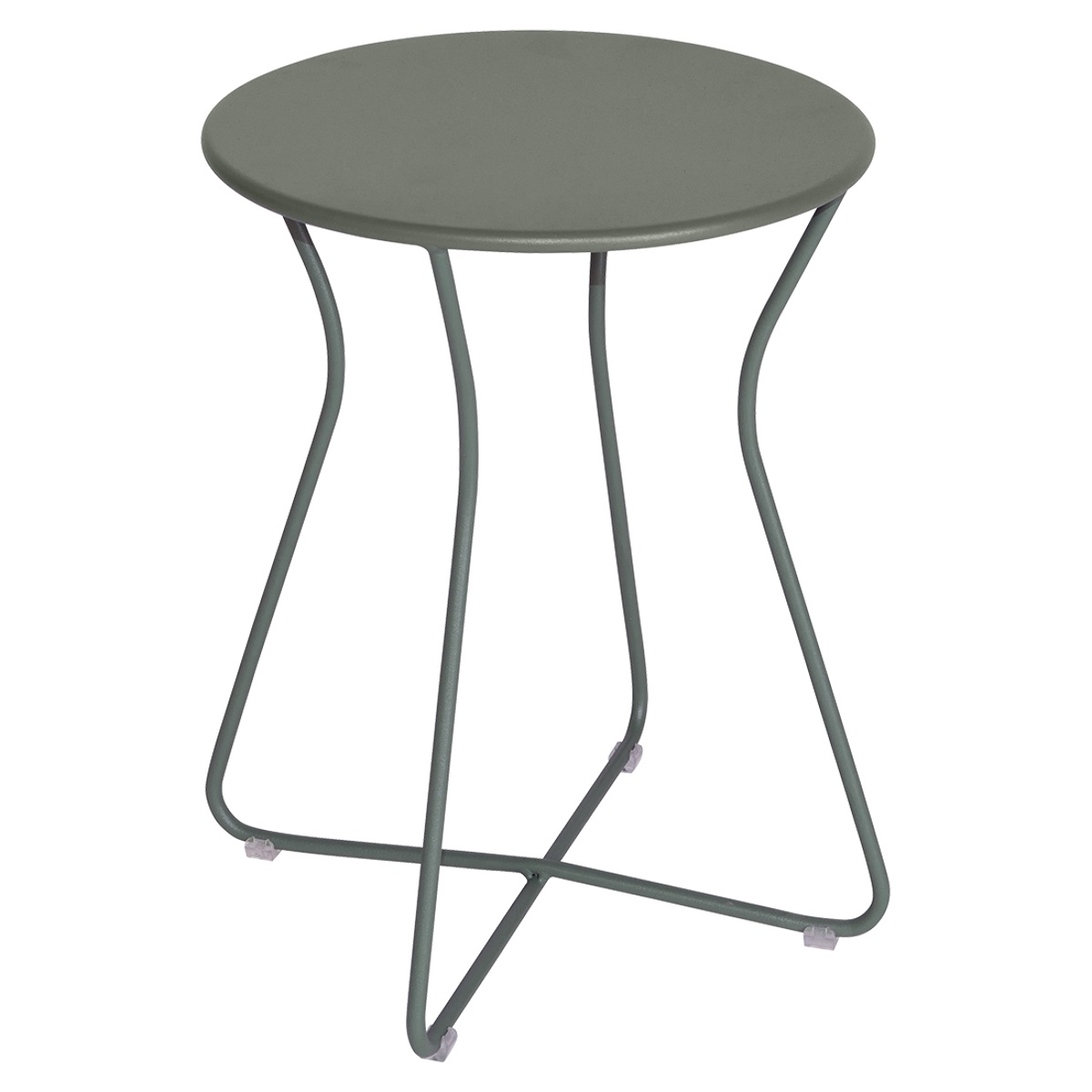 Tabouret-table d’appoint H45 COCOTTE Fermob vert romarin