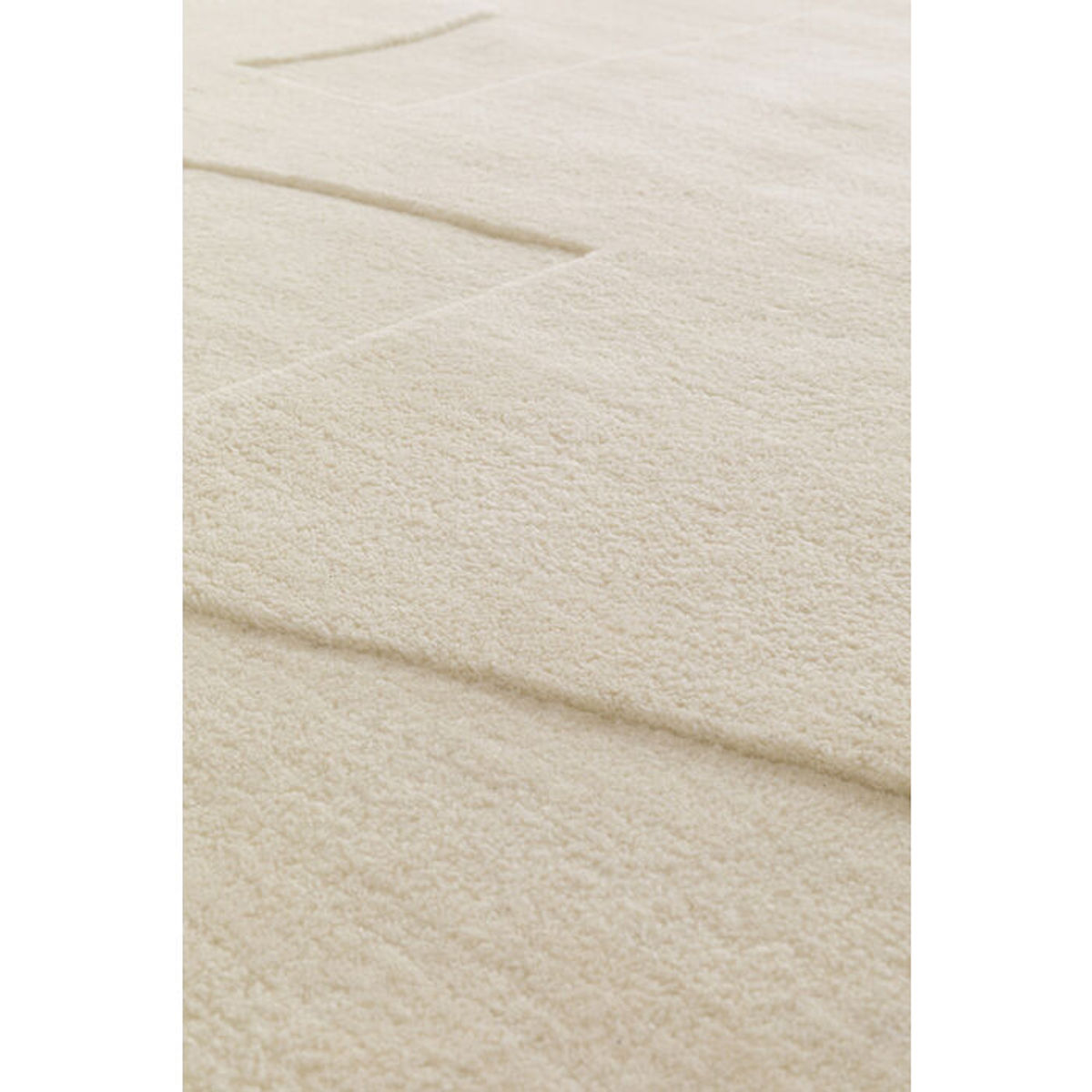 Tapis 170x240cm CONOR Kare Design blanc cassé