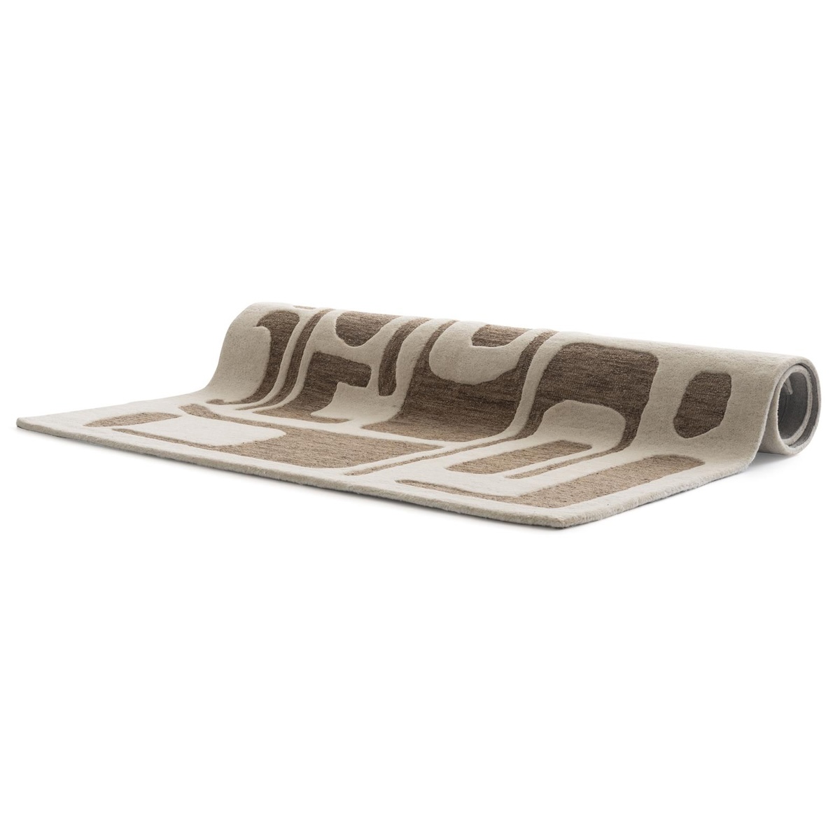Tapis 190x290cm HOOK Coco Maison Brun