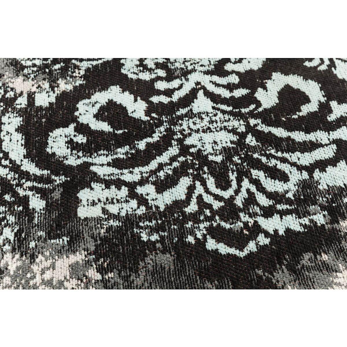 Tapis 240x170cm KELIM ORNAMENTS Kare Design bleu