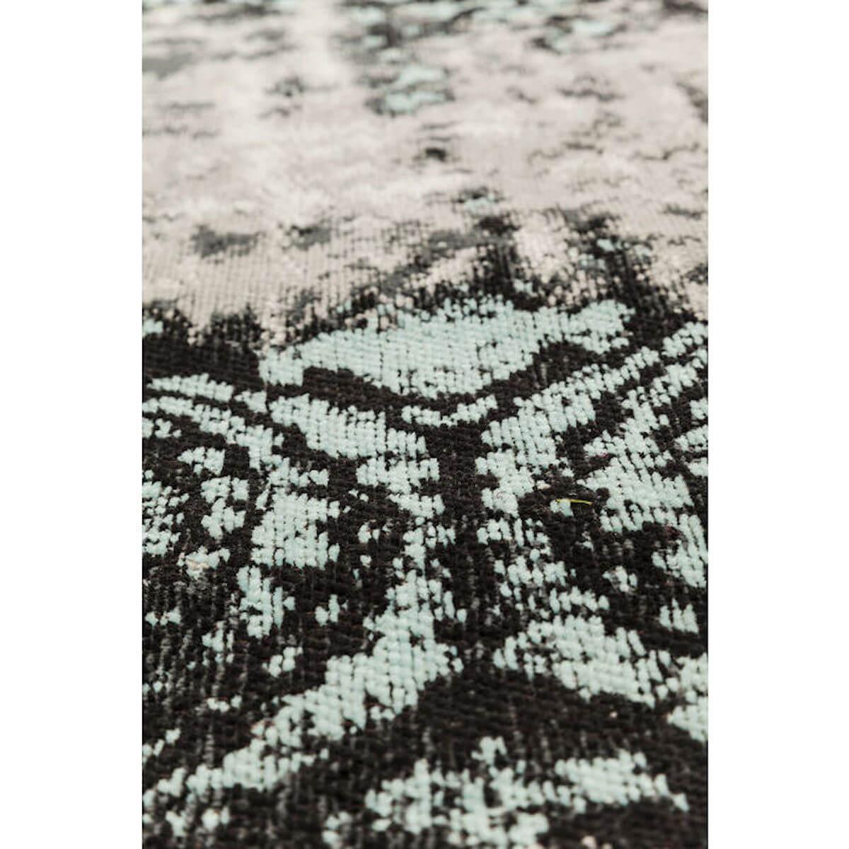 Tapis 240x170cm KELIM ORNAMENTS Kare Design bleu