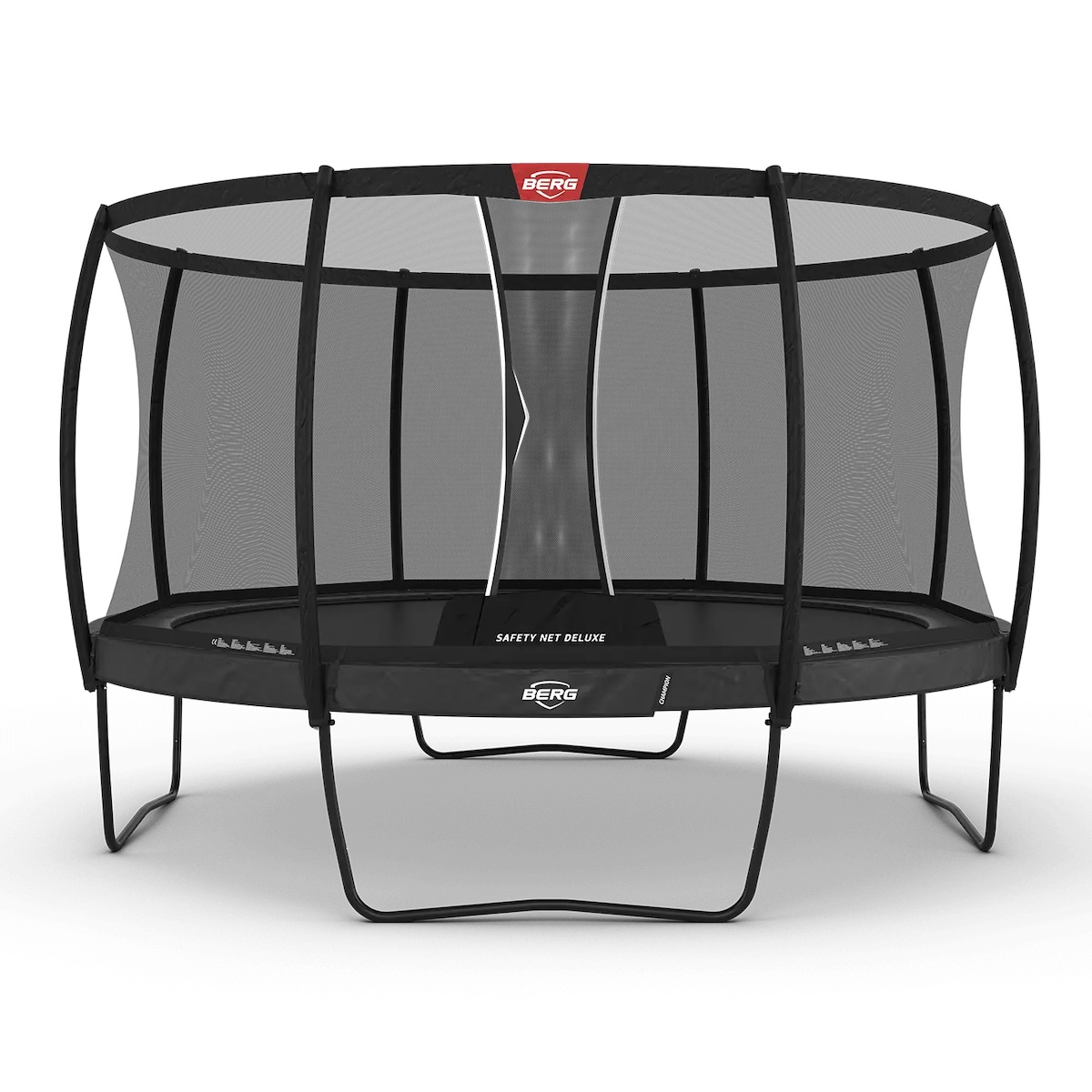 Trampoline 430cm CHAMPION Regular Berg grey + Safety net deluxe