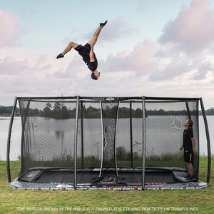 Trampoline 500cm FlatGround SPORTS FlatGround + Safety Net XL Berg