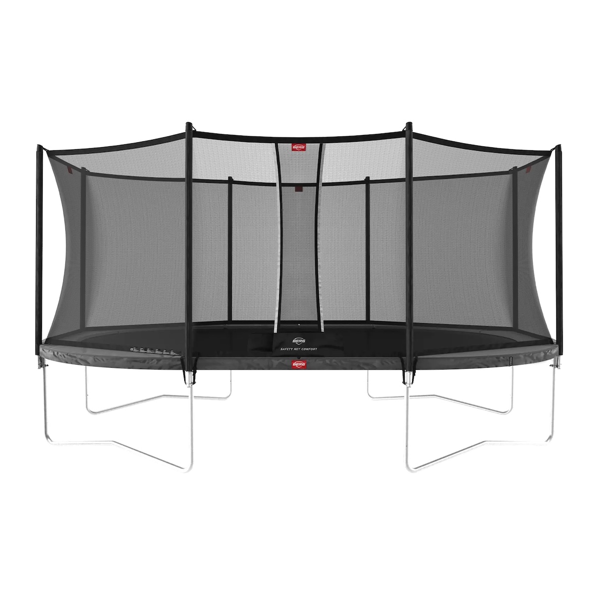 Trampoline 520cm Regular GRAND FAVORIT + Safety Net Comfort Berg grey