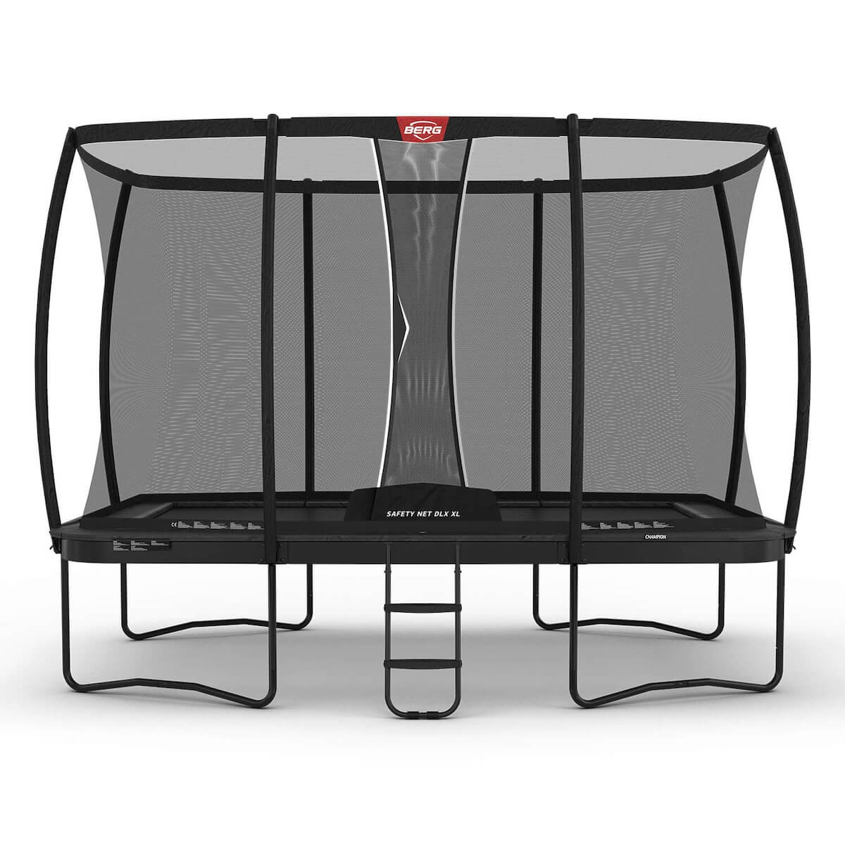 Trampoline Regular 410cm CHAMPION ULTIM + Safety Net DLX XL Berg Grey