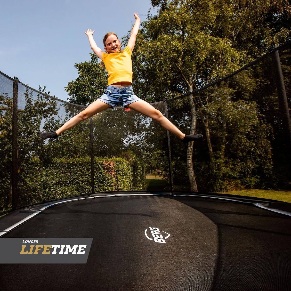Trampoline Regular 520cm FAVORIT + Safety Net Comfort Berg Black