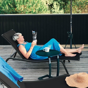 Transat ALIZE Fermob stereo gris argile
