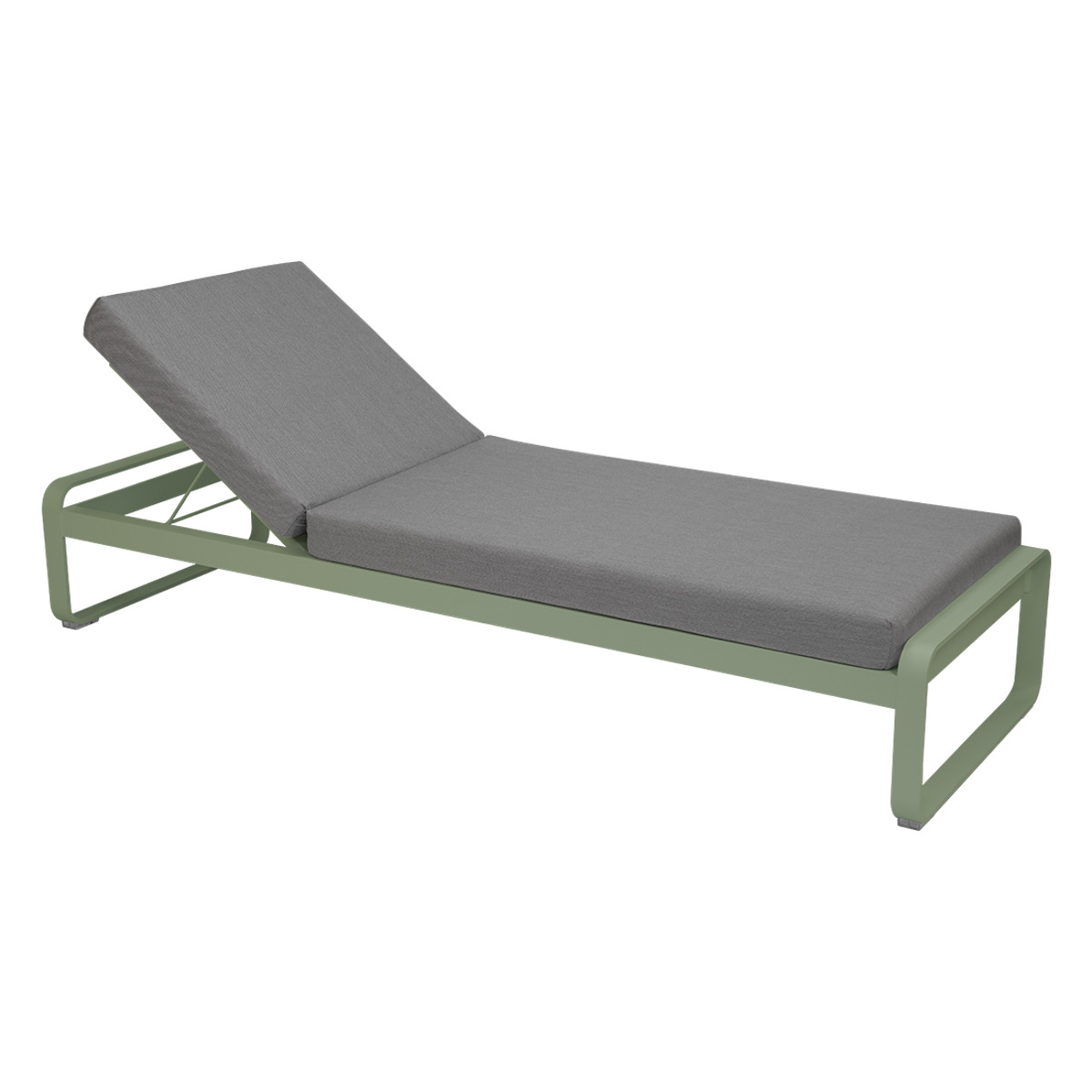 Transat BELLEVIE Fermob cactus-gris flanelle