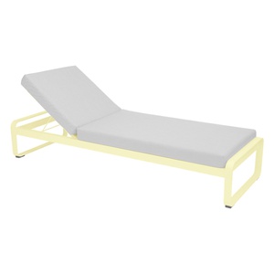 Transat BELLEVIE Fermob citron givré-blanc grisé
