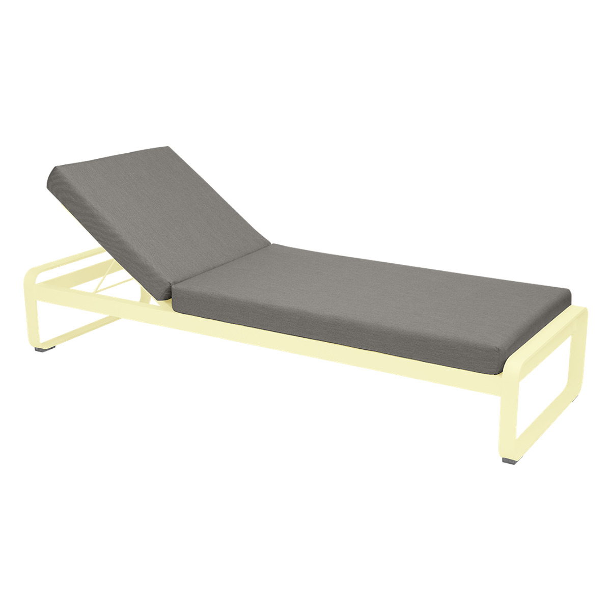 Transat BELLEVIE Fermob citron givré-taupe grisé