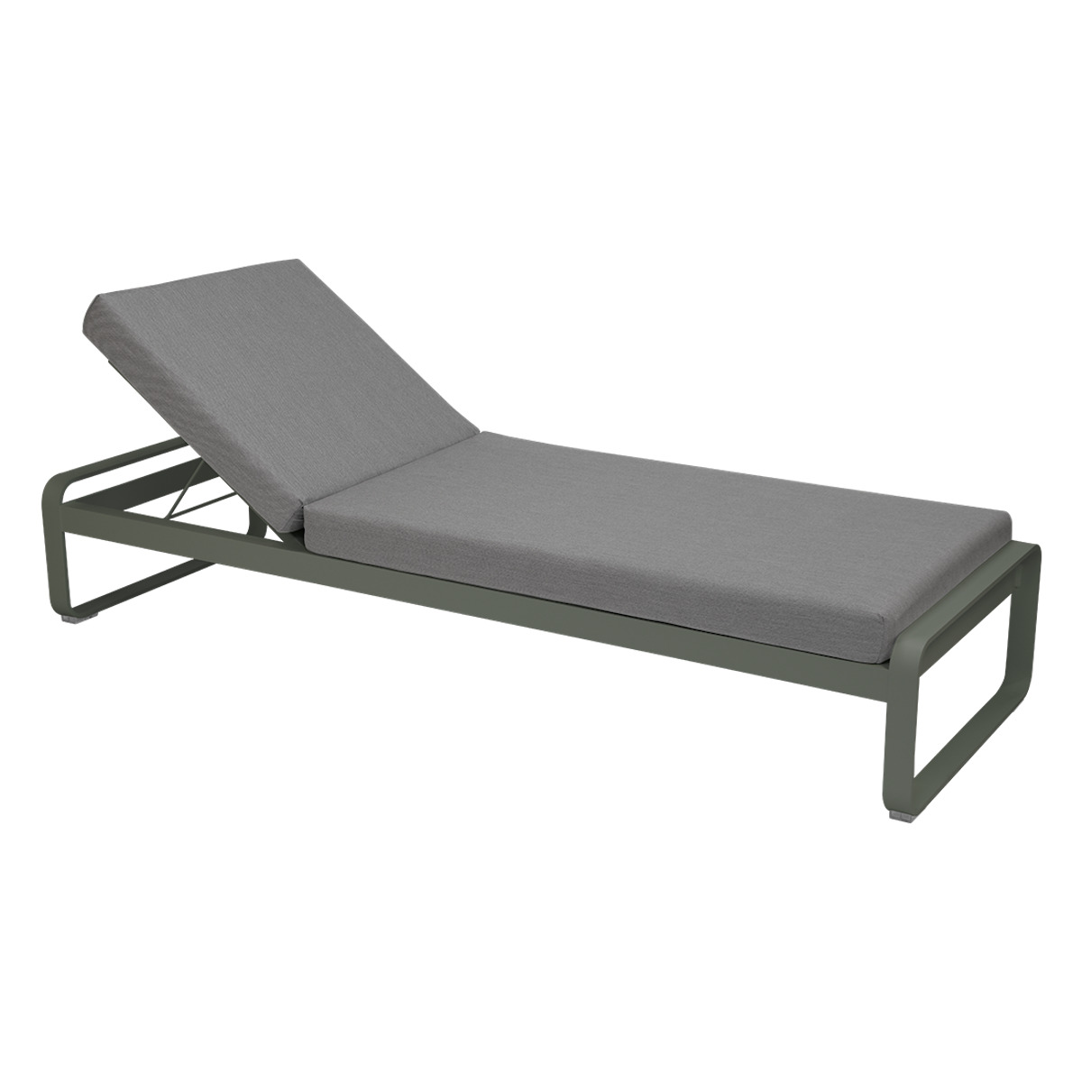 Transat BELLEVIE Fermob romarin-gris flanelle