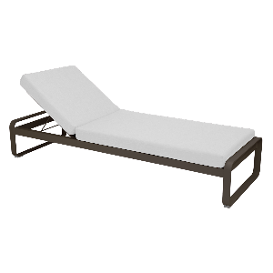Transat BELLEVIE Fermob tonka-blanc grisé