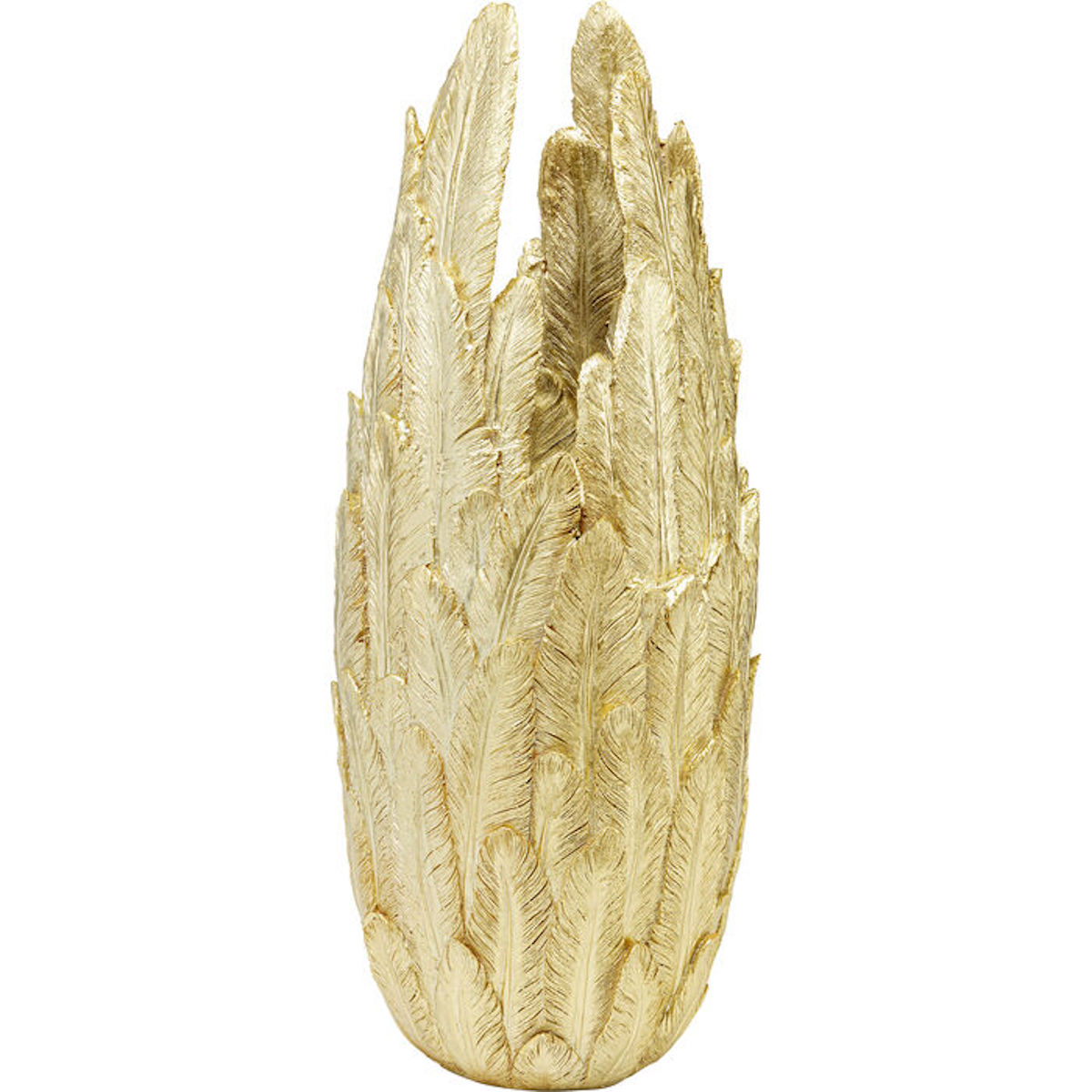 Vase 80cm FEATHERS Kare Design doré