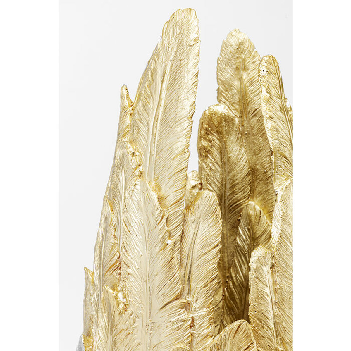 Vase 80cm FEATHERS Kare Design doré