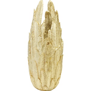 Vase 80cm FEATHERS Kare Design doré