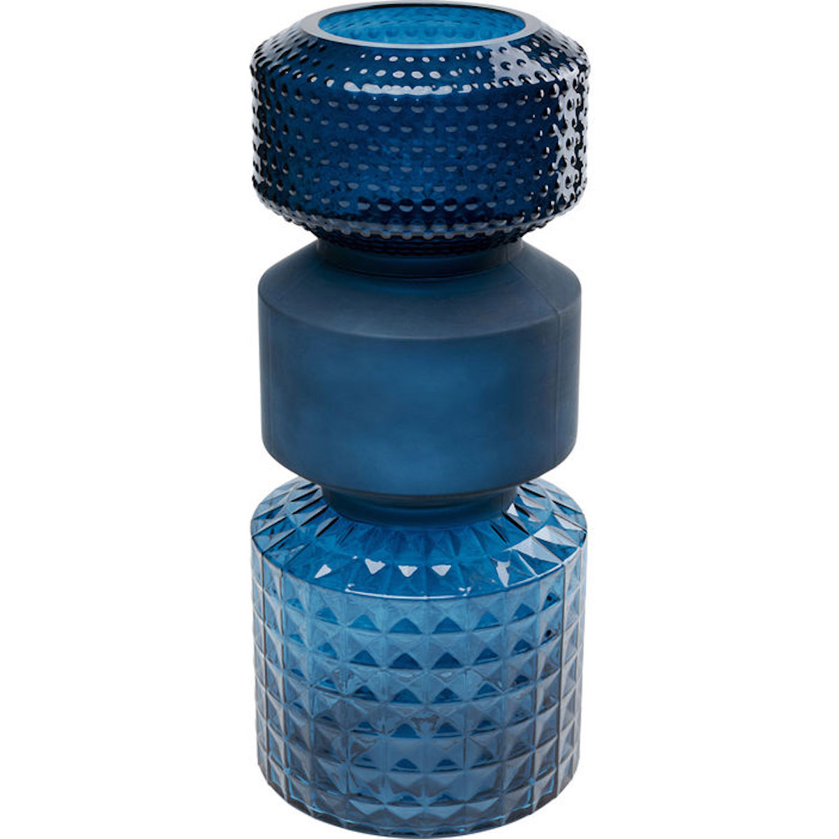 Vase Marvelous Duo Blue 42cm Kare Design