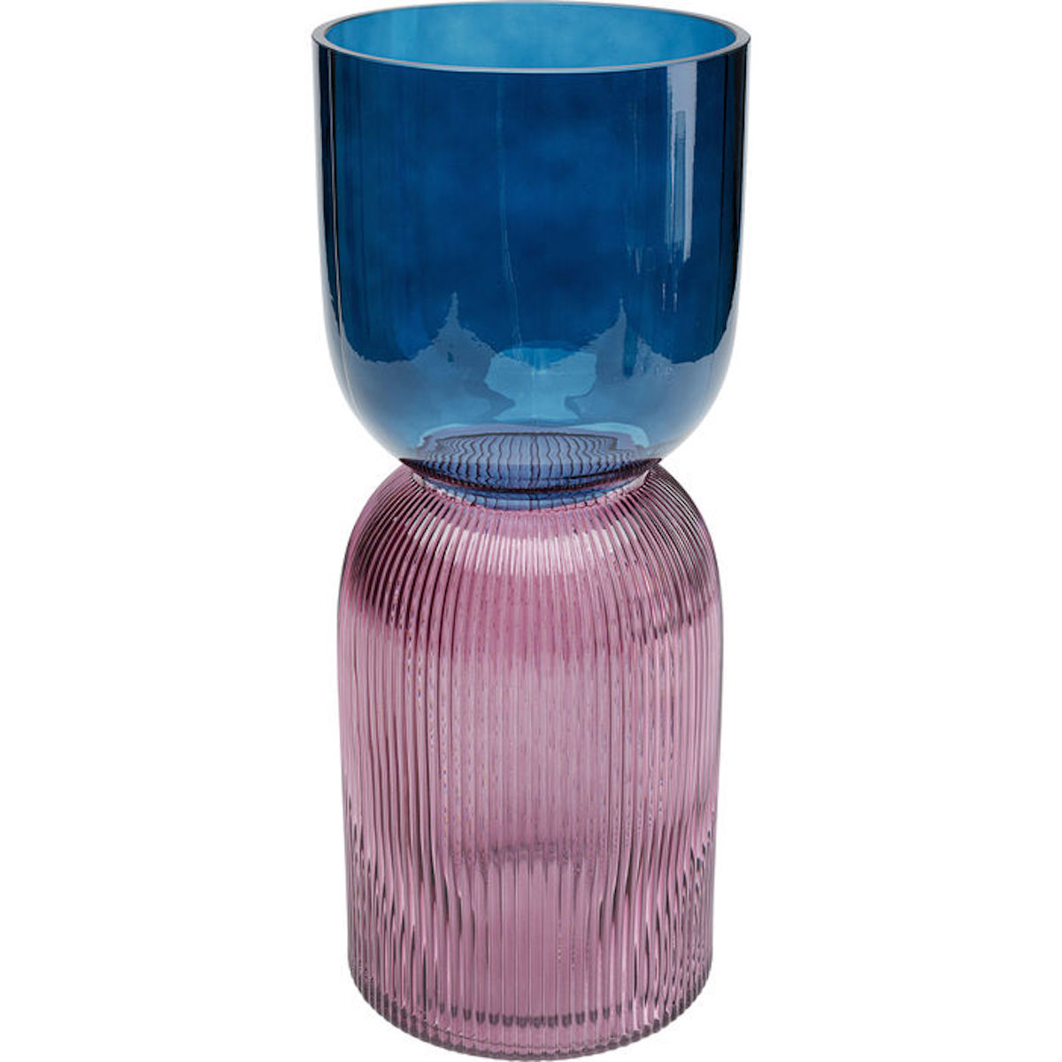 Vase Marvelous Duo Blue Purple 40cm Kare Design
