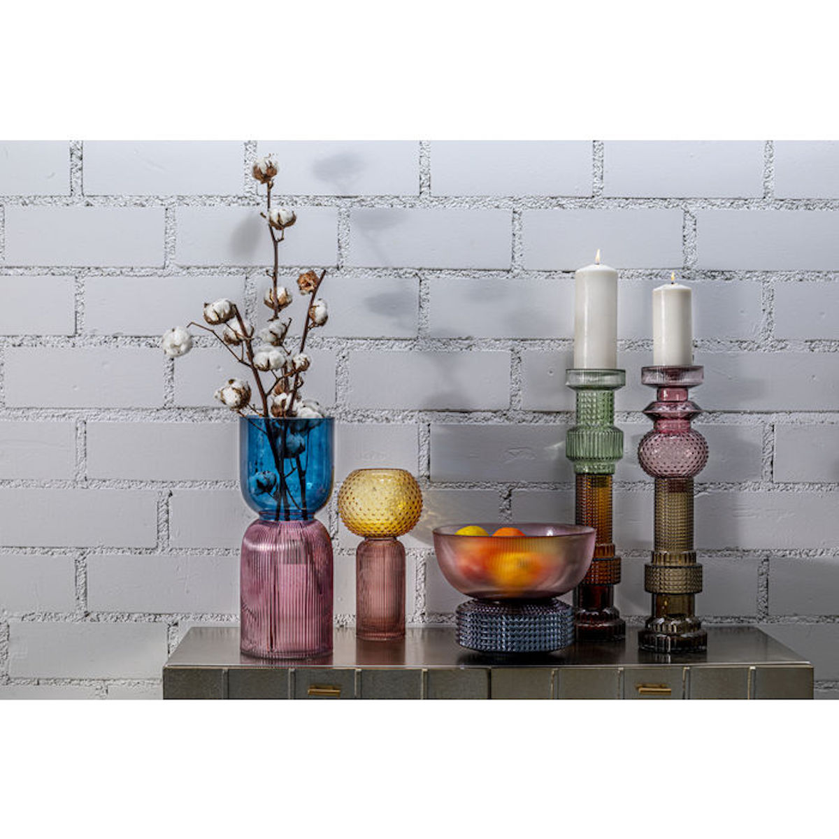 Vase Marvelous Duo Red Blue 21 Kare Design