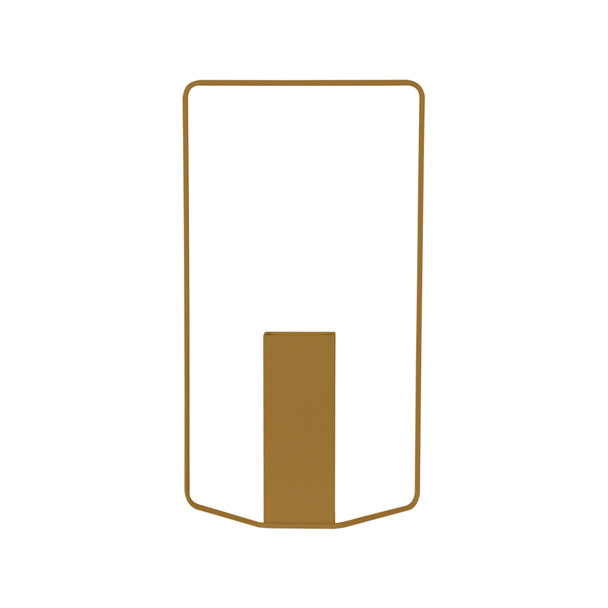 Vase rectangulaire ITAC Fermob pain d'épices