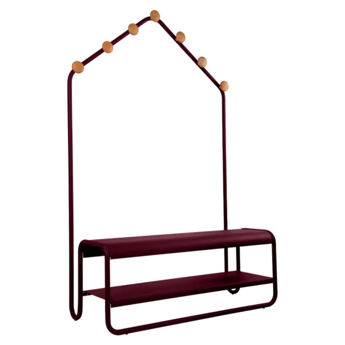 Vestiaire FUNAMBULE Fermob Indoor cerise noire