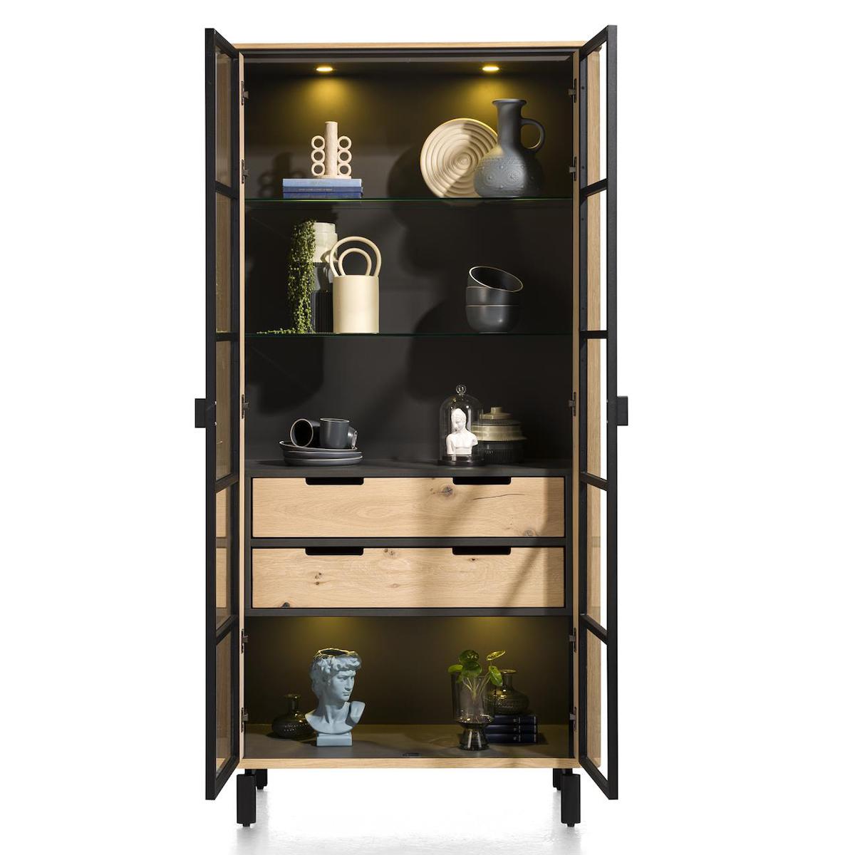 Vitrine 100cm LIVADA Henders & Hazel Naturel