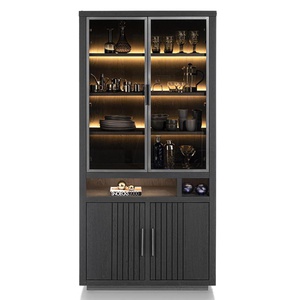 Vitrine 100cm PAVIE Henders & Hazel Castle black