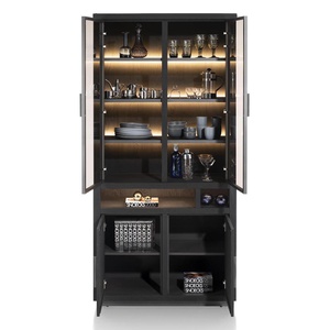 Vitrine 100cm PAVIE Henders & Hazel Castle black